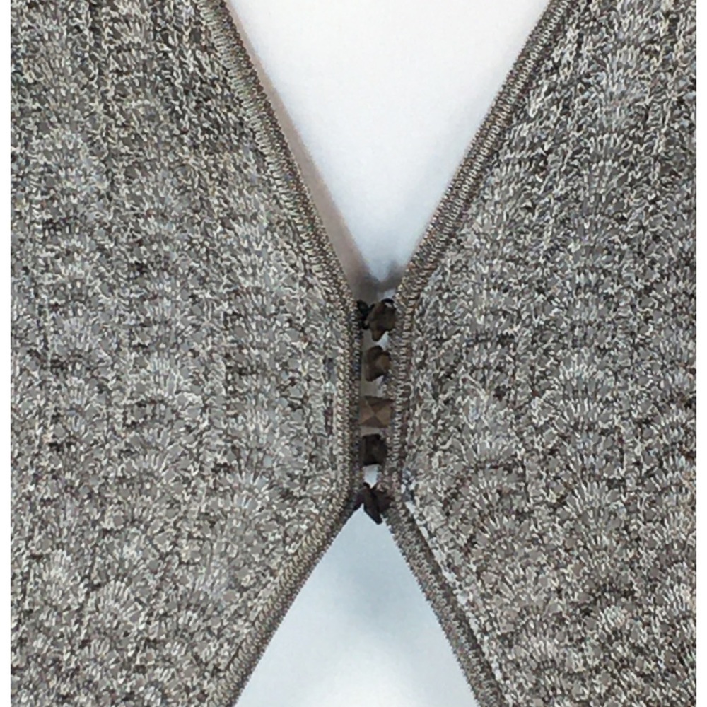 Sigrid Olsen Viscose Long Sleeve Browns Loose Knit Cardigan Sweater size Medium - Picture 6 of 16